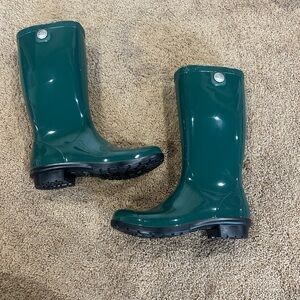 UGG Green Tall Rain Boots